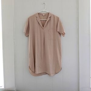 Beige Silk COS Dress, Small